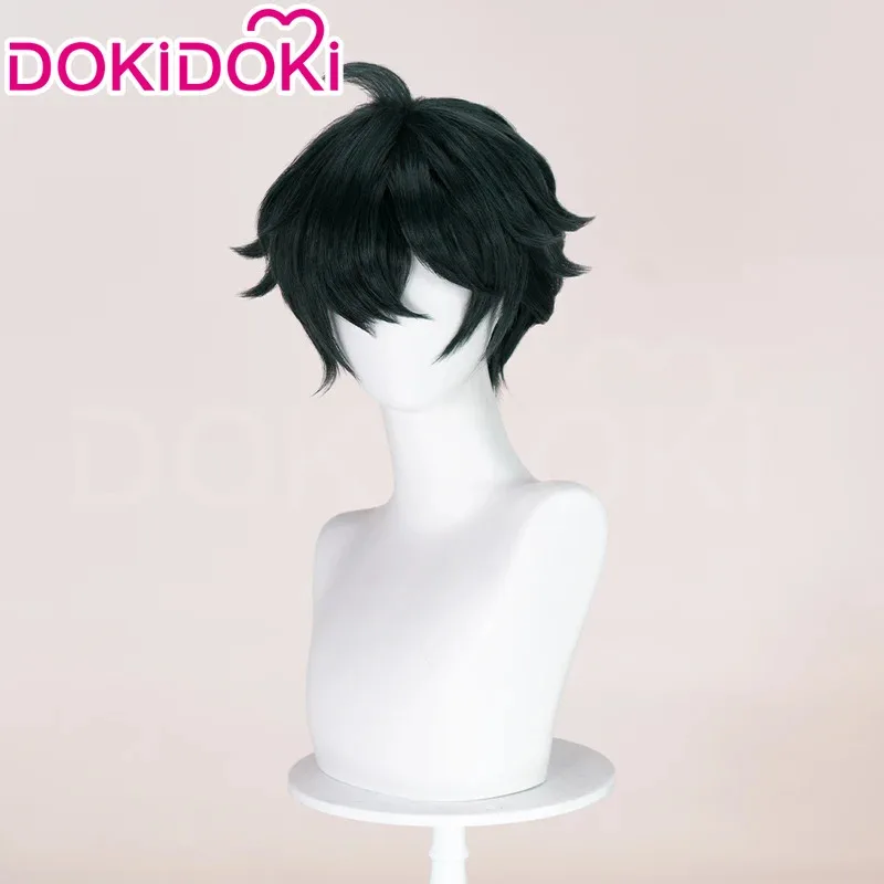 أخف شعر مستعار لعبة Zenless منطقة صفر تأثيري DokiDoki الرجال 32 سنتيمتر الشعر القصير ZZZ أبناء كاليدون أخف شعر مستعار تأثيري