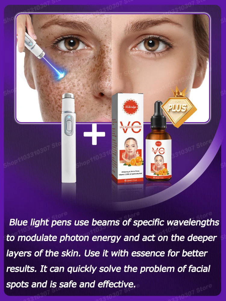 Whitening facial spots