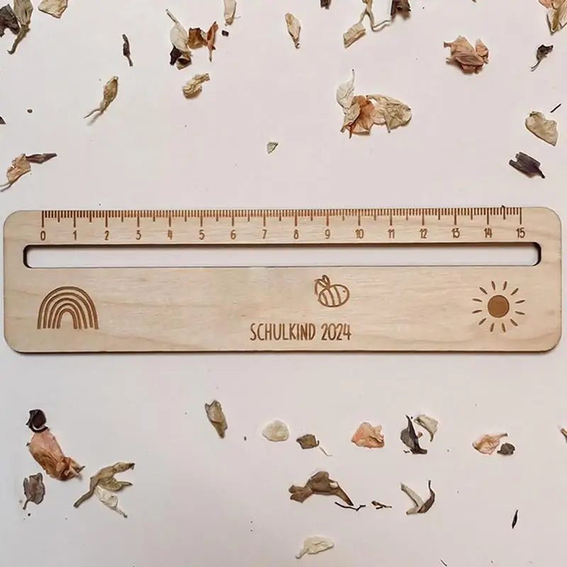 Guided Reading Tools Wooden Reading Tracking Rulers Measuring Ruler For Children Students Teachers Text Guide Reading Tools