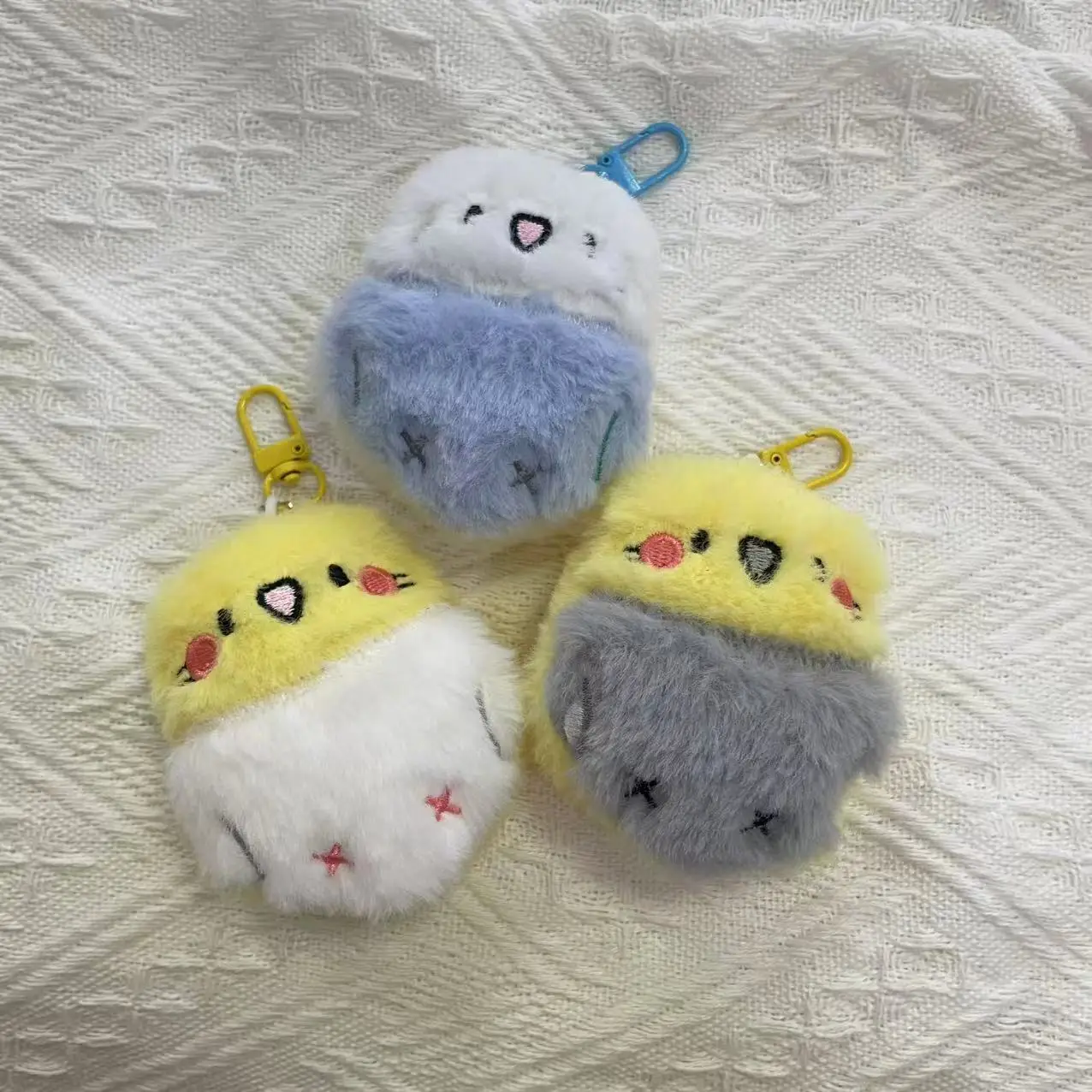 

Adorable Little Parrot Bird Cute Pendant Book Bag Bag Hanging Ornament Bird Hanging Ornament Plush Doll Super Cute Girl's Heart