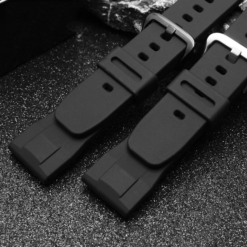 Sports Silicone Watchband For CASIO PROTREK 5497 PRG-600 PRG-650Y PRG5571 Bracelet PRW-6600 6600y High Quality Rubber Strap 23MM