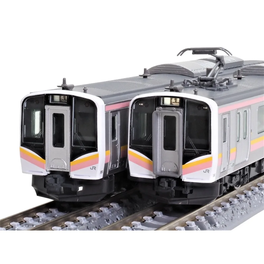 TOMIX N-type 1/160 Train Model E129 100 Series Tram Late Model Commuter Tram 98165 2-car Train Set Boy's Toy Gift