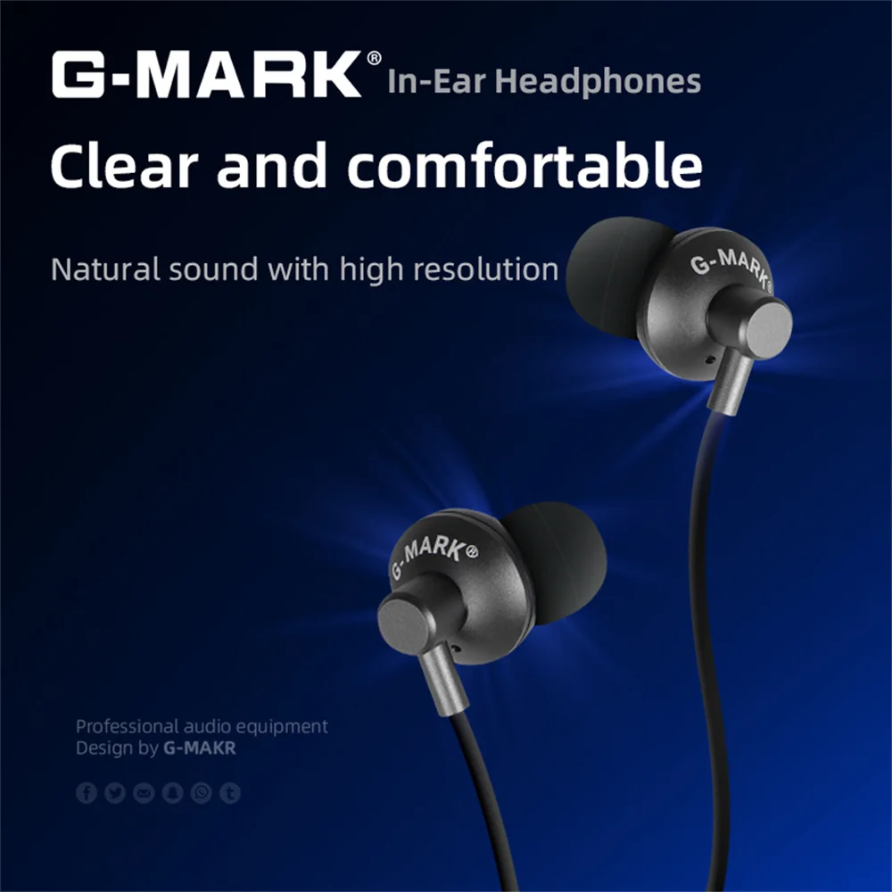 G-MARK G6000ProMax In Ear Monitor UHF Stereo Wireless Monitoring System For Stage Singer Party Studio Band Performance Recording