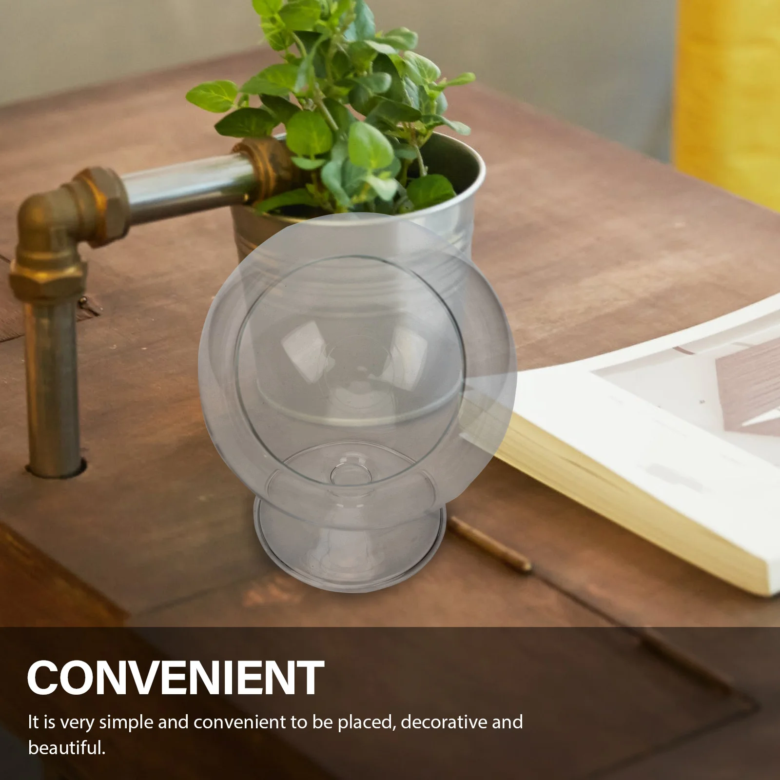 

1Pcs Water Cultivation Plant Glass Bottle Premium Micro Landscape Container Decorative Succulent Vase Home Hotel Dining Room