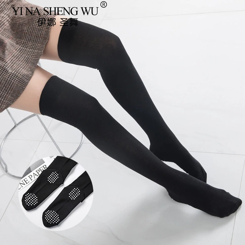 Latin Dance Accessoires Professionele Danssokken Kant Katoenen Voetsokken Dames Protector Lange Sokken voor Buikdans 1 Paar