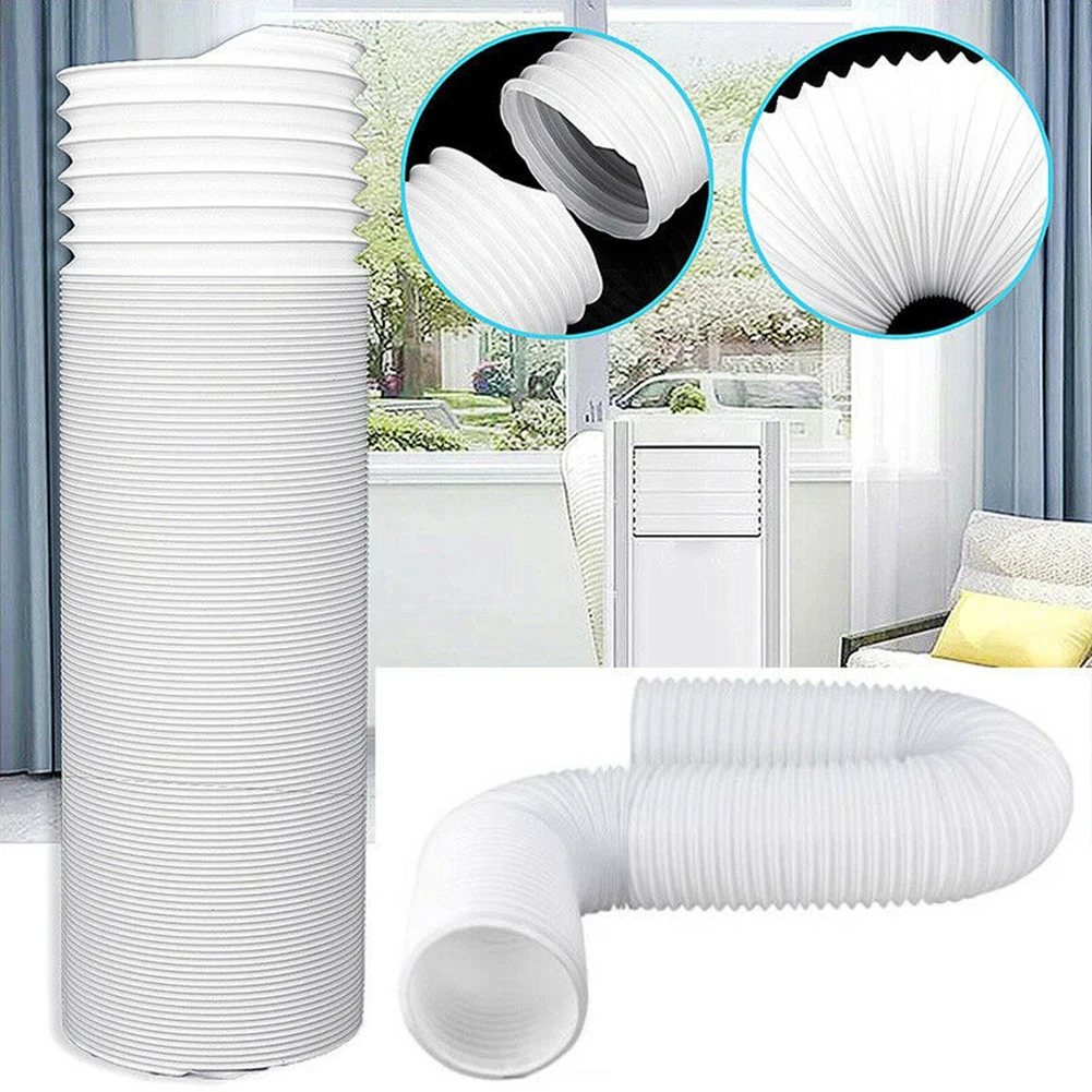 Universal Flexible Conditioner Exhaust Hose/Duct Interface Air Conditioner Window Vent Kit Adjustable Seal Duct Extension Pipe