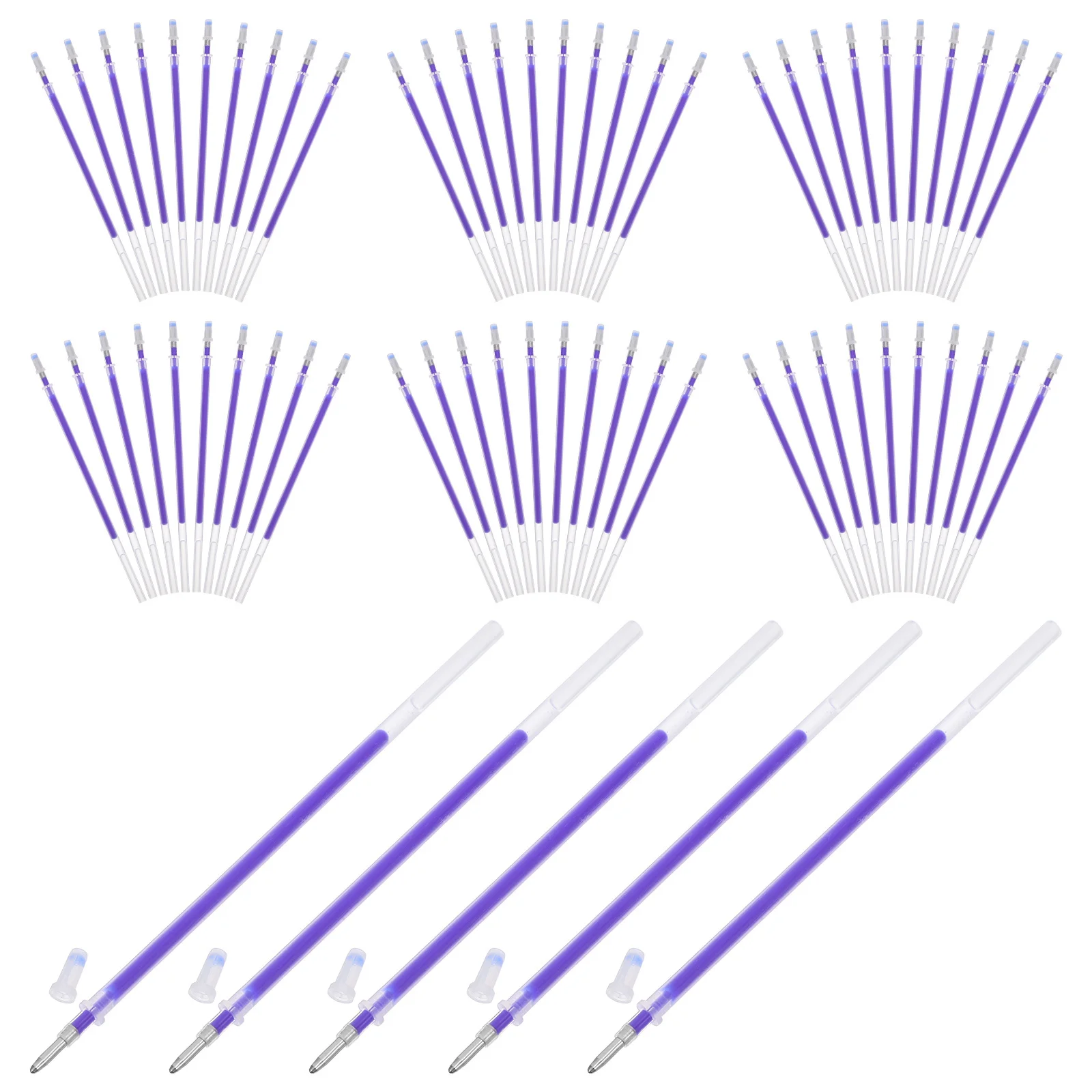 

100Pcs Blue Heat Erasable Fabric Refills Disappearing Ink Pen for Quilting Sewing Embroidery Precise Pattern Transfer Fabric