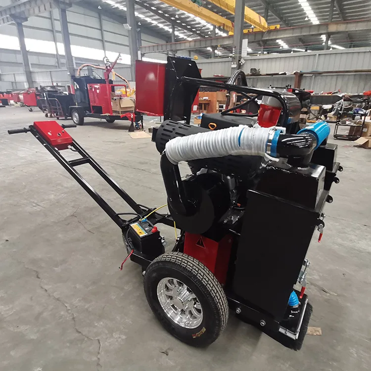 Damaged ground maintenance slotting machine, plus heavy road reaming machine, hand push heavy slotting machine