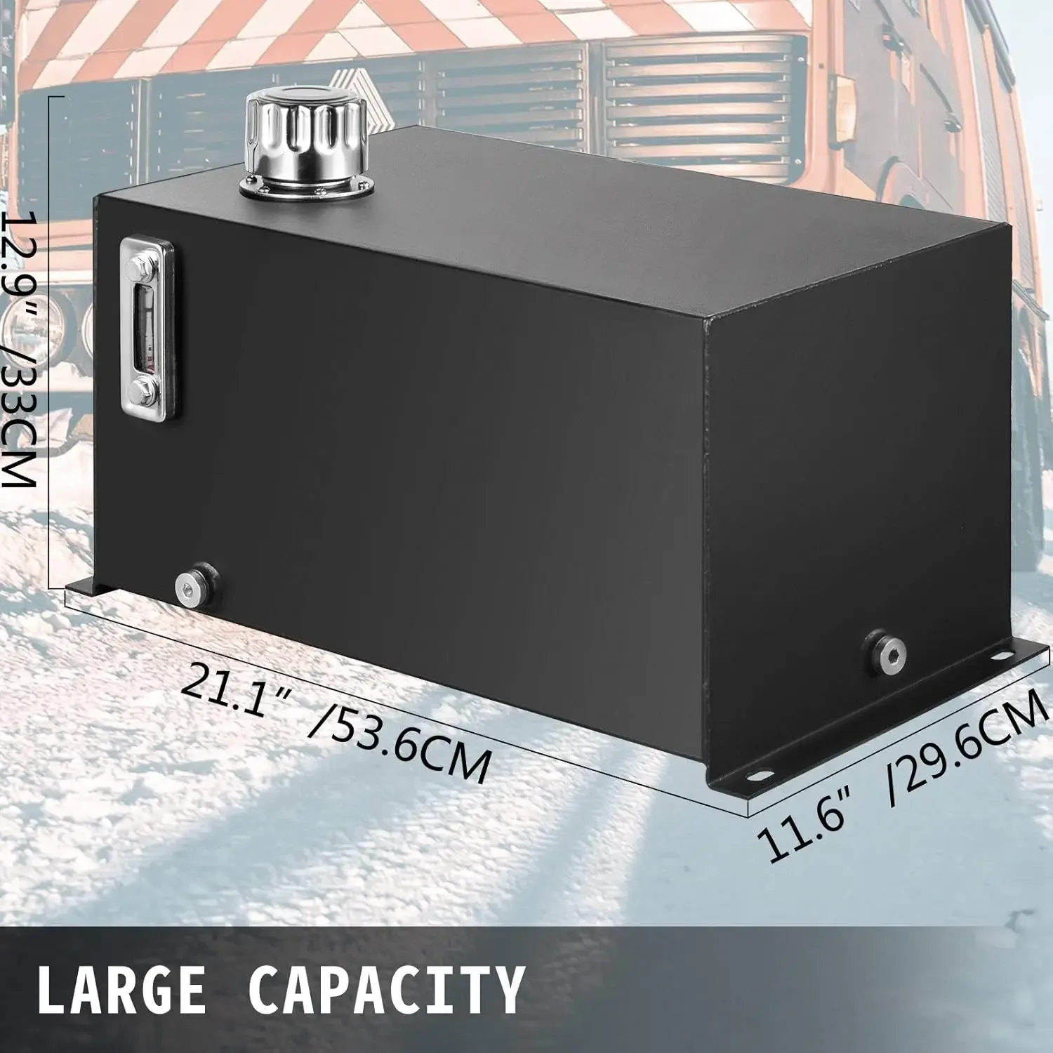 

Hydraulic Fluid Tank 10 Gal Fuel Tank Heavy Duty Hydraulic Steel Tank Reservoir, Gasoline Transfer Tanks