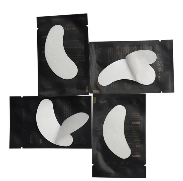 

by dhl 200packs 50pairs/pack Black Packing Under Eye Pads Eyelashes Paper Patches Tips Sticker Wraps Eyelash Extension