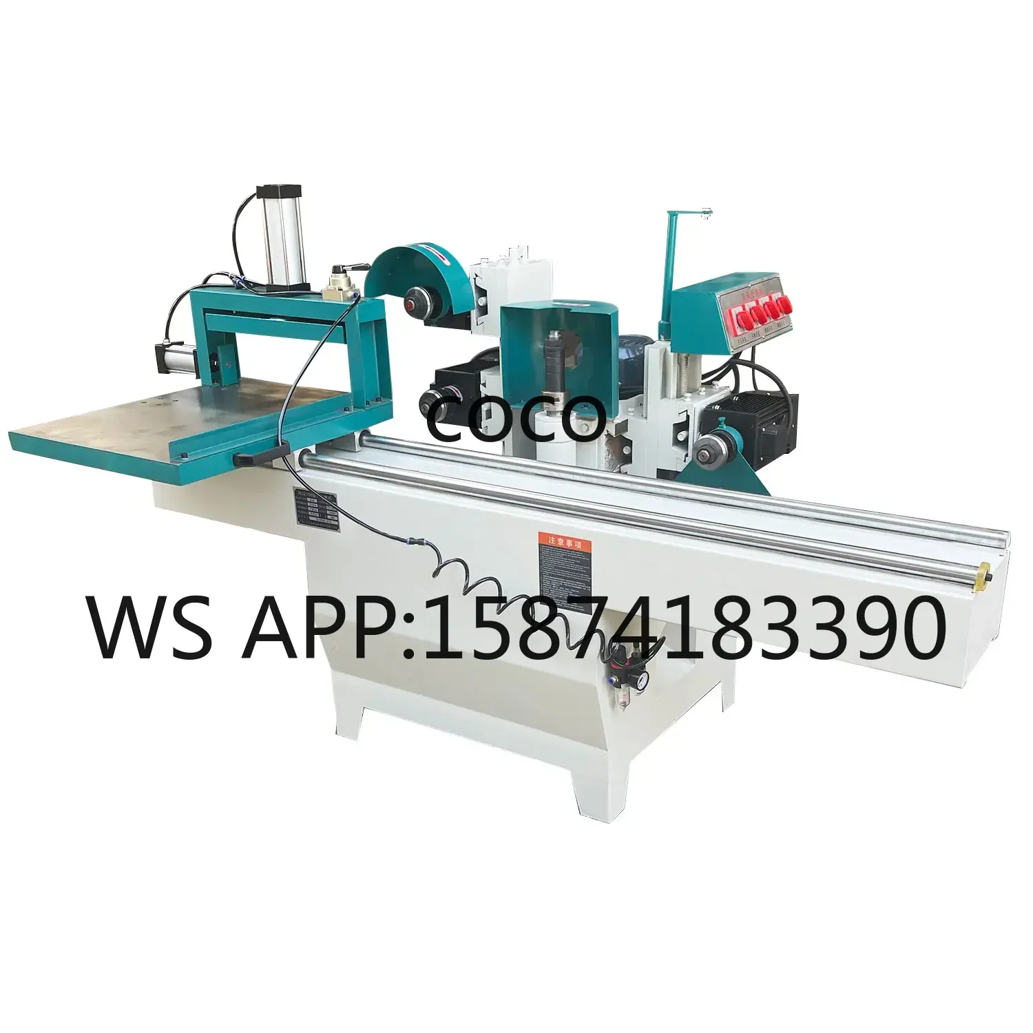 Double Track Five Saw Blade Tenoner MJ105, Industrial Woodworking Tenon Making Machine