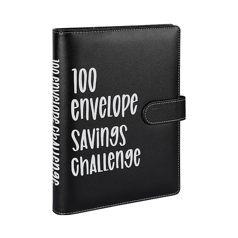 100 Days Envelope Saving Challenge Loose-Leaf Book Money Saving Challenge Binder Budget Cash Notebook