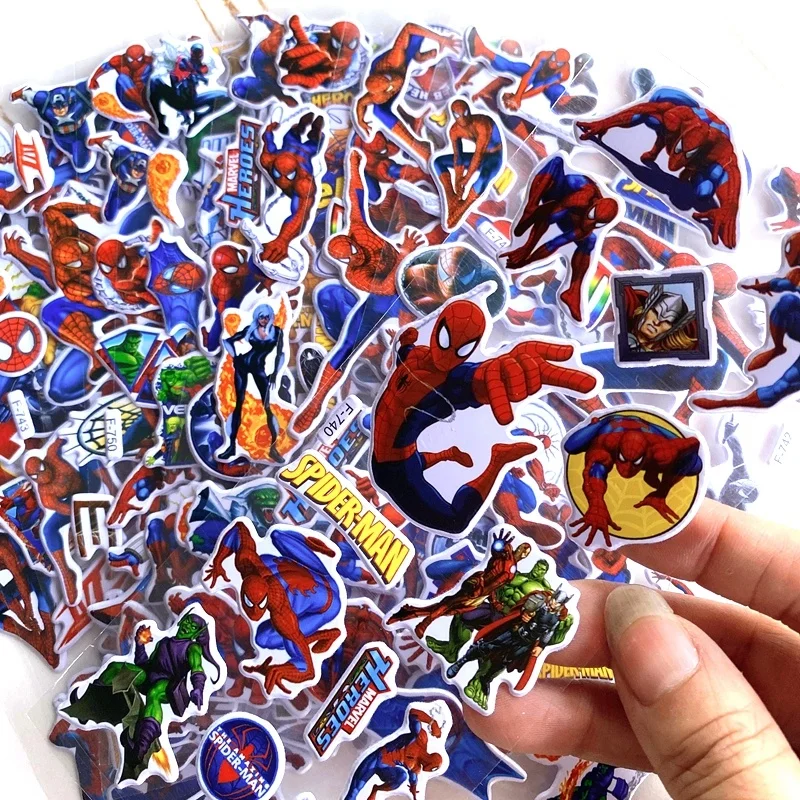 

6/12Pcs Disney Spider-man 3D Stickers for Kids Puffy Children Stickers Boys Girls Teachers Reward Craft Scrapbooking Gifts