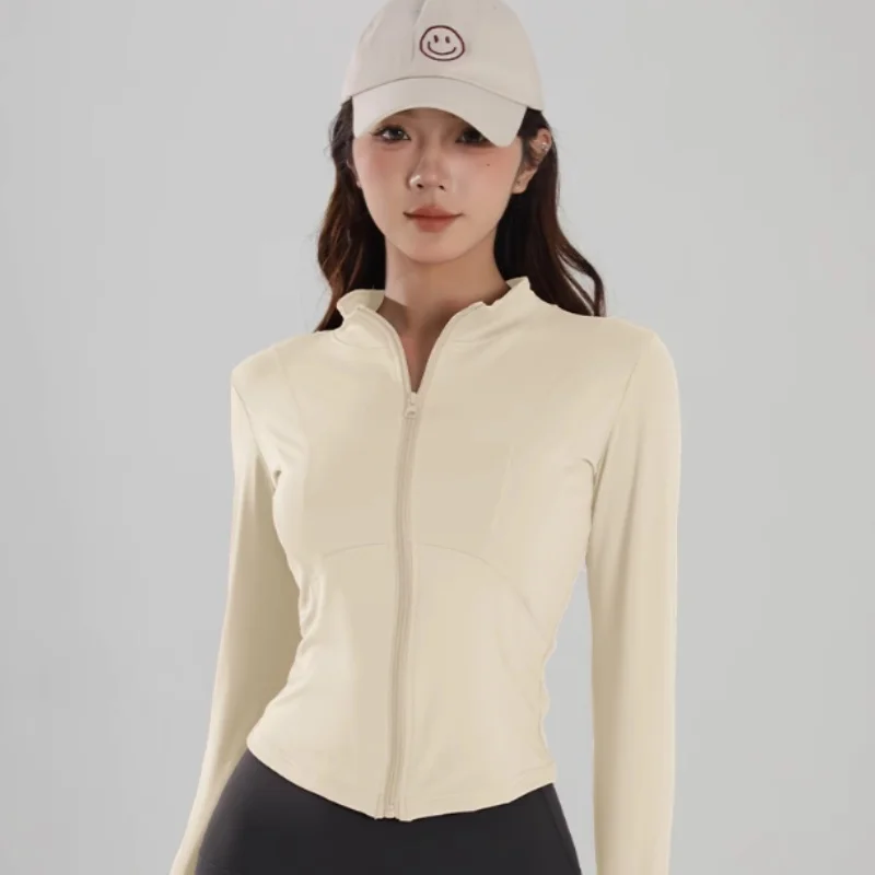 New Yoga Jacket for Women Autumn and Winter Professional Sports Jogging and Cycling Clothes Long-sleeved Fitness Clothes Shirts image 3