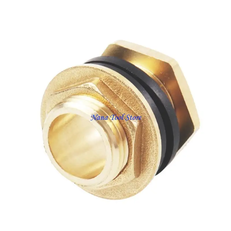 31GJ Brass Threaded Water Tap Water Adapter Fitting For Container Barrels