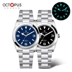 Octopus Explore 36mm Watch Automatic Mechanical PT5000 SW200 Enamel Dial Sapphire Crystal Climbing Series Men Luxury Watchdives