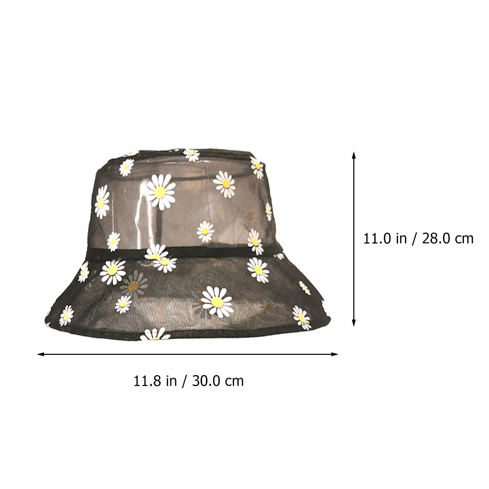 

Women Breathable Bucket Lightweight Sun Hat for Girl Daisy Printed Cap Anti UV Beach Travel Sunshade Outdoor Leisure