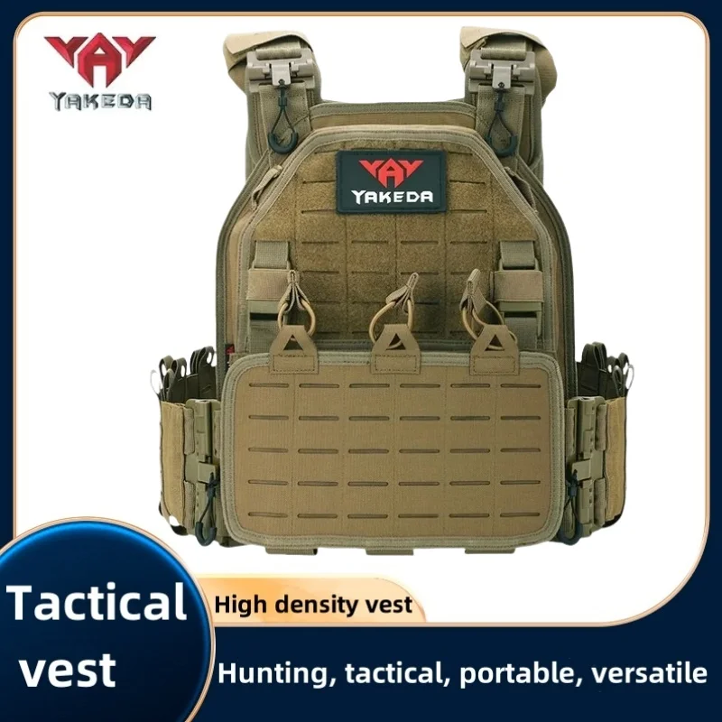 YAKEDA Tactical Vest Outdoor Hunting Plate Carrier Protective Adjustable Vest Airsoft Carrier Combat Equipment 6094 vest