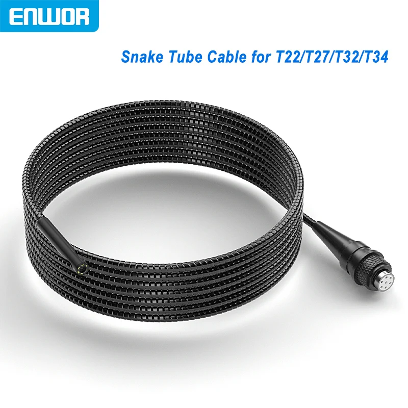 ENWOR Endoscope Camera Cable Single Dual Triple Lens 8mm/5.5mm/3.9mm Snake Tube Only Camera Cable Without Screen Monitor