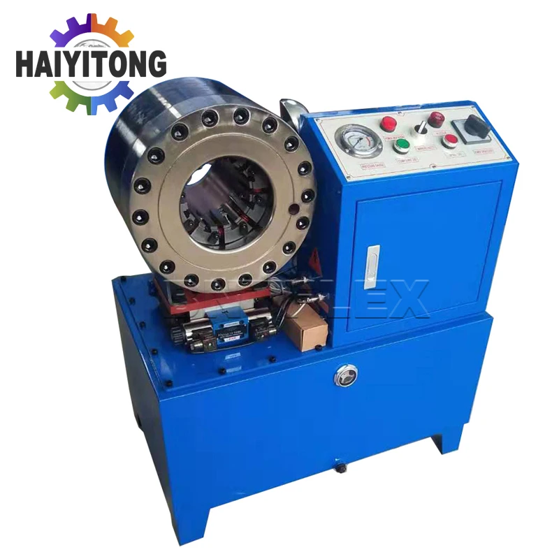 

4KW 10L 2inch best sale stainless steel braided hydraulic hose pipe crimping piston machine tube press tools with good price