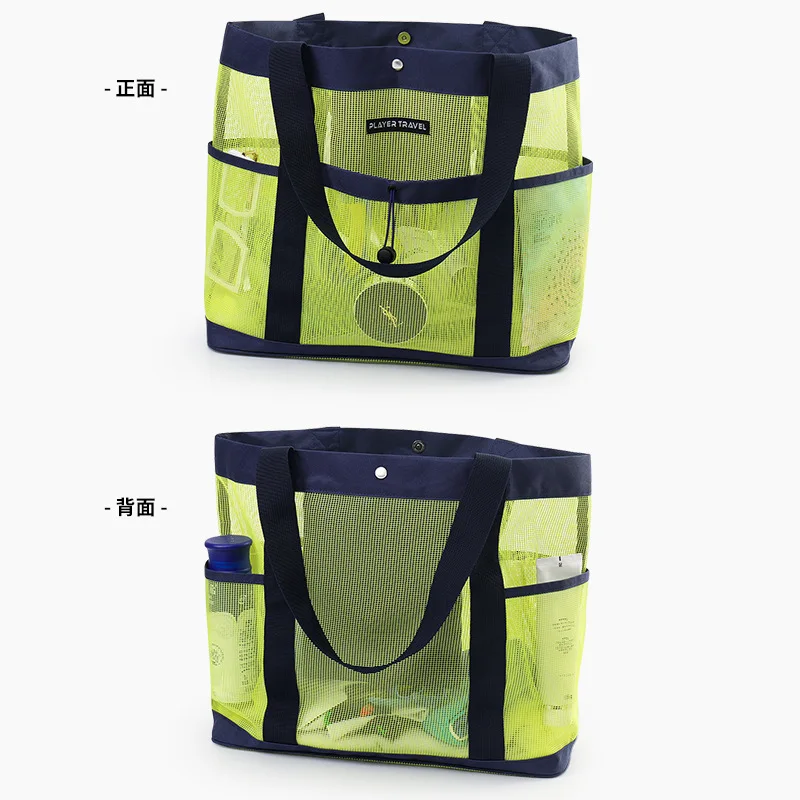 2024 New Large Capacity Swimming Bag Fashionable One Shoulder Portable Beach Bag Travel Cosmetics Storage Bag Beach Accessories