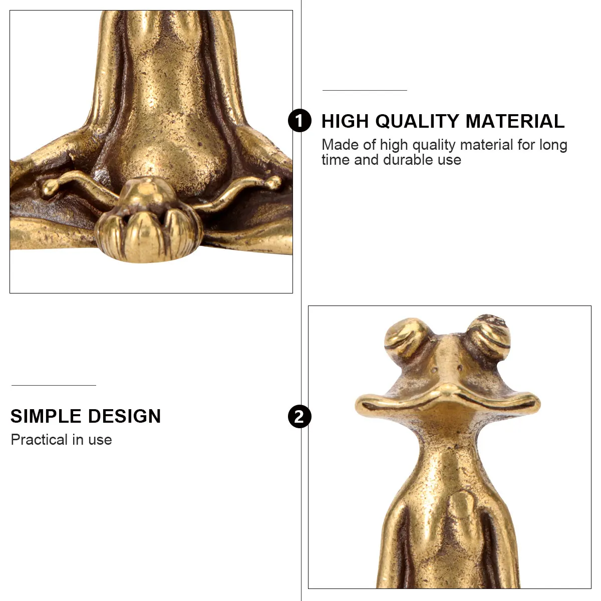 

Copper Alloy Retro Zen Meditation Incense Burner Inserted Holder for Home Zen Meditation Incense Burner