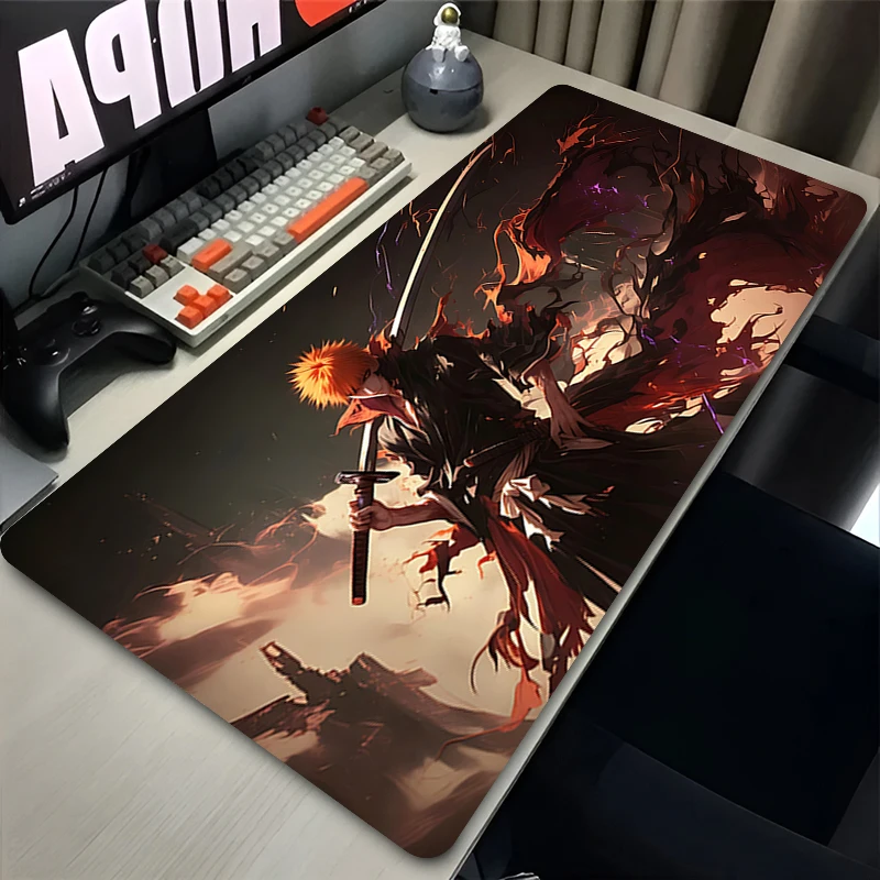 Mouse Pad BLEACH Available Sizes Office Gamer Keyboard  Computer Gaming Accessories Mousepad Rubber Keyboard Desk Pad