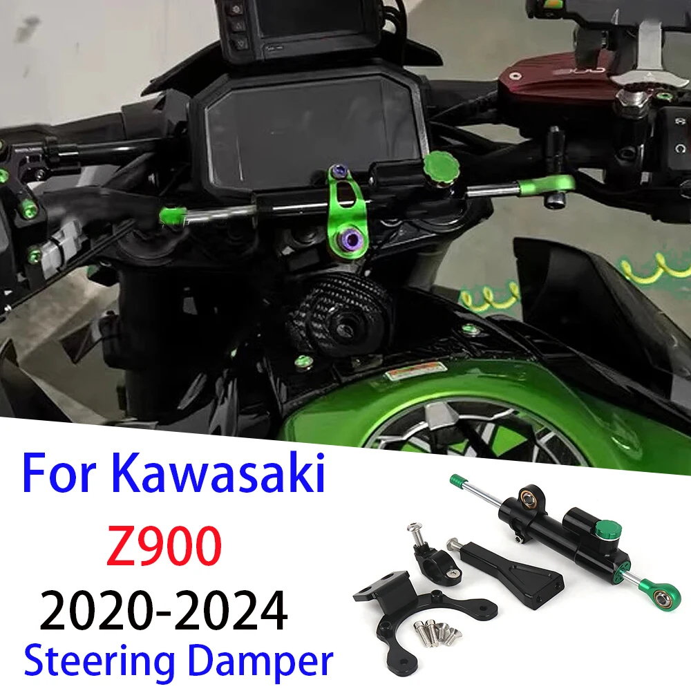 

For KAWASAKI Z900 Z 900 2021 2022 2023 Motorcycle Stabilizer Steering Damper Mounting Bracket CNC Absorber Support Accessories