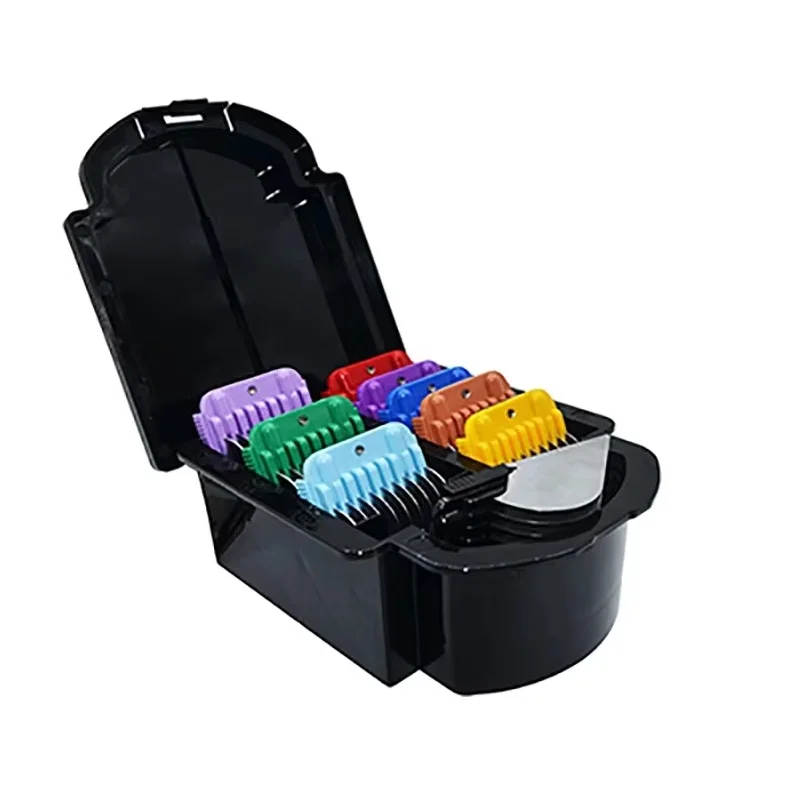 9 Color Animal Stainless Steel Guide Comb Set For Oster/Wahl/Andis Detachable Clippers (ONLY Fit Size #10/#15/#30 blades）