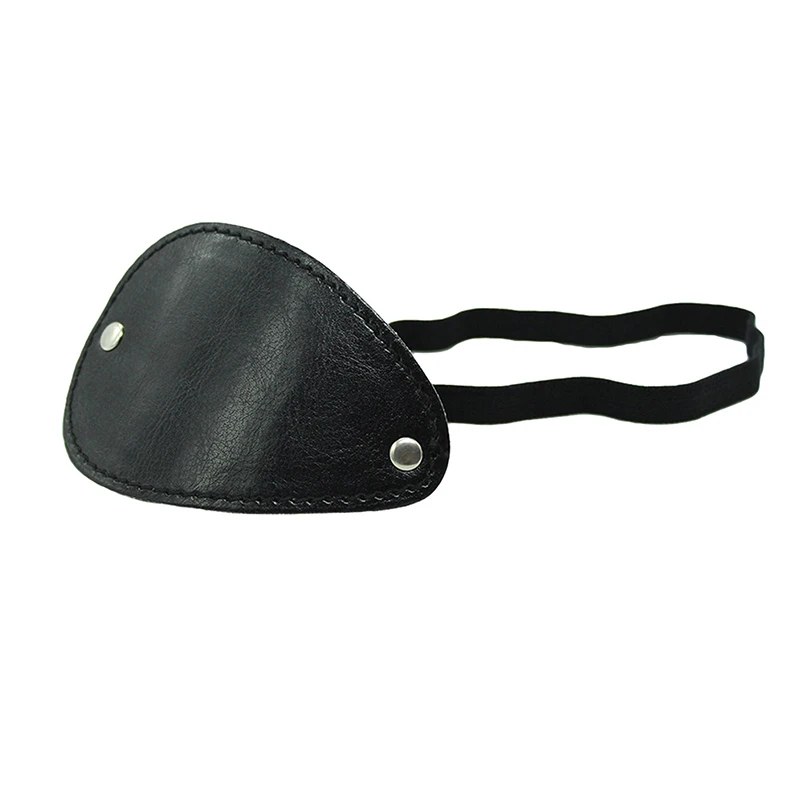 Halloween Cosplay Pirate Leather Eye Patch Blindfold Eyepatch Gear One-eyed Prop