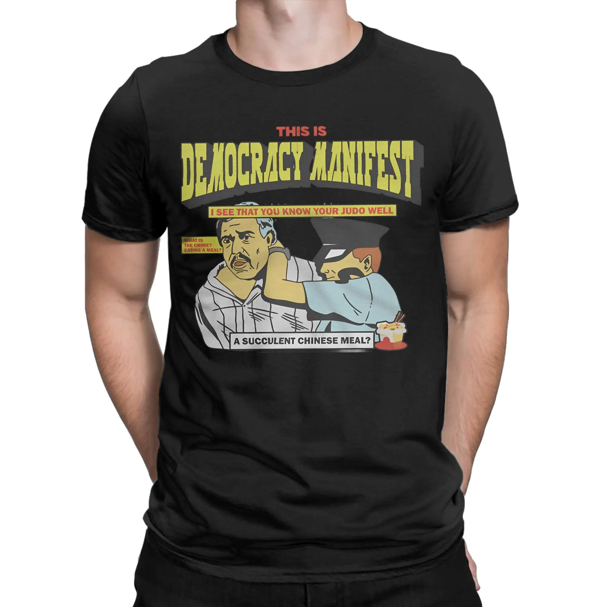Awesome Funny Succulent Chinese Meal Meme T-Shirt Men Round Collar Pure Cotton T Shirts  Short Sleeve Tee Shirt Party Tops