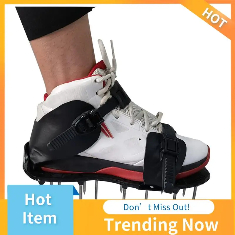 

AB08-Garden Lawn Spikes Aeration Shoes Lawn Aerators Metal Lawn Aerators For Aerating Lawns Effectively Aerate Soil