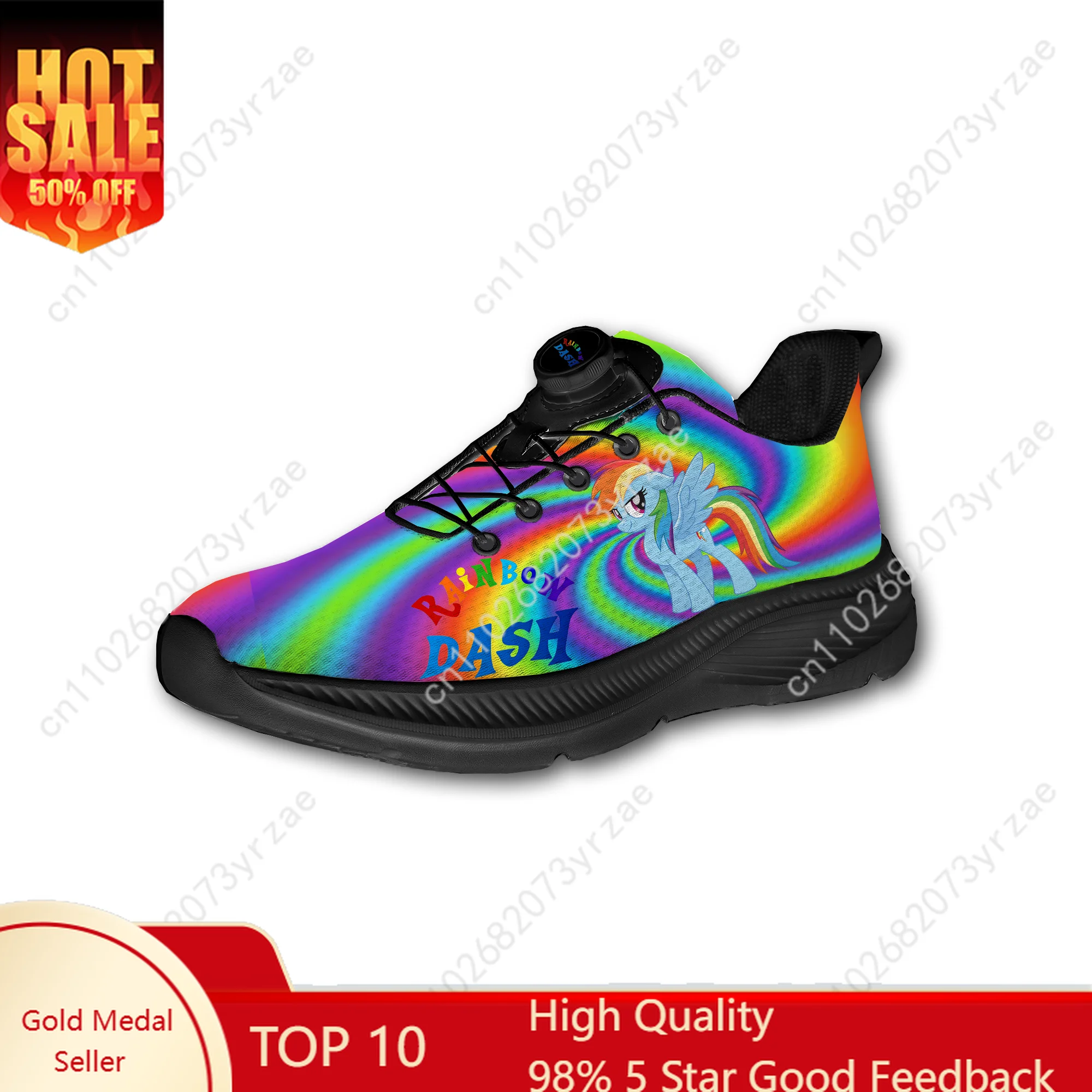 

Rainbow Dash Sneakers Man Woman Blue Sneaker My Little Pony Friendship Is Magic Fashion Custom Shoe Cosplay Footwear