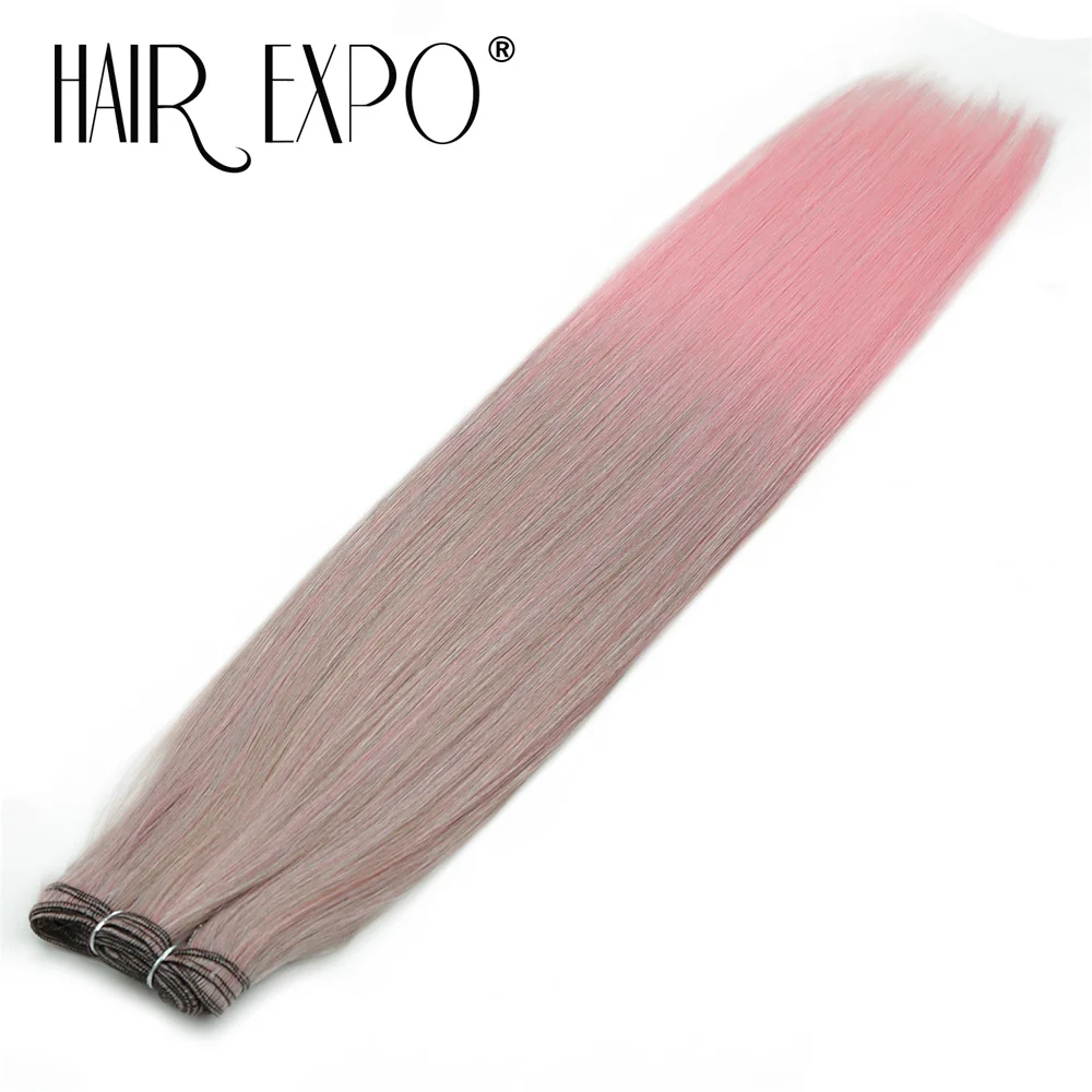 26" Bio Glattes Haar Bundles Natürliche Weiche Hitzebeständige Faser Synthetische Faser Haarverlängerungen Protein Glattes Haar Weben – Detail 21