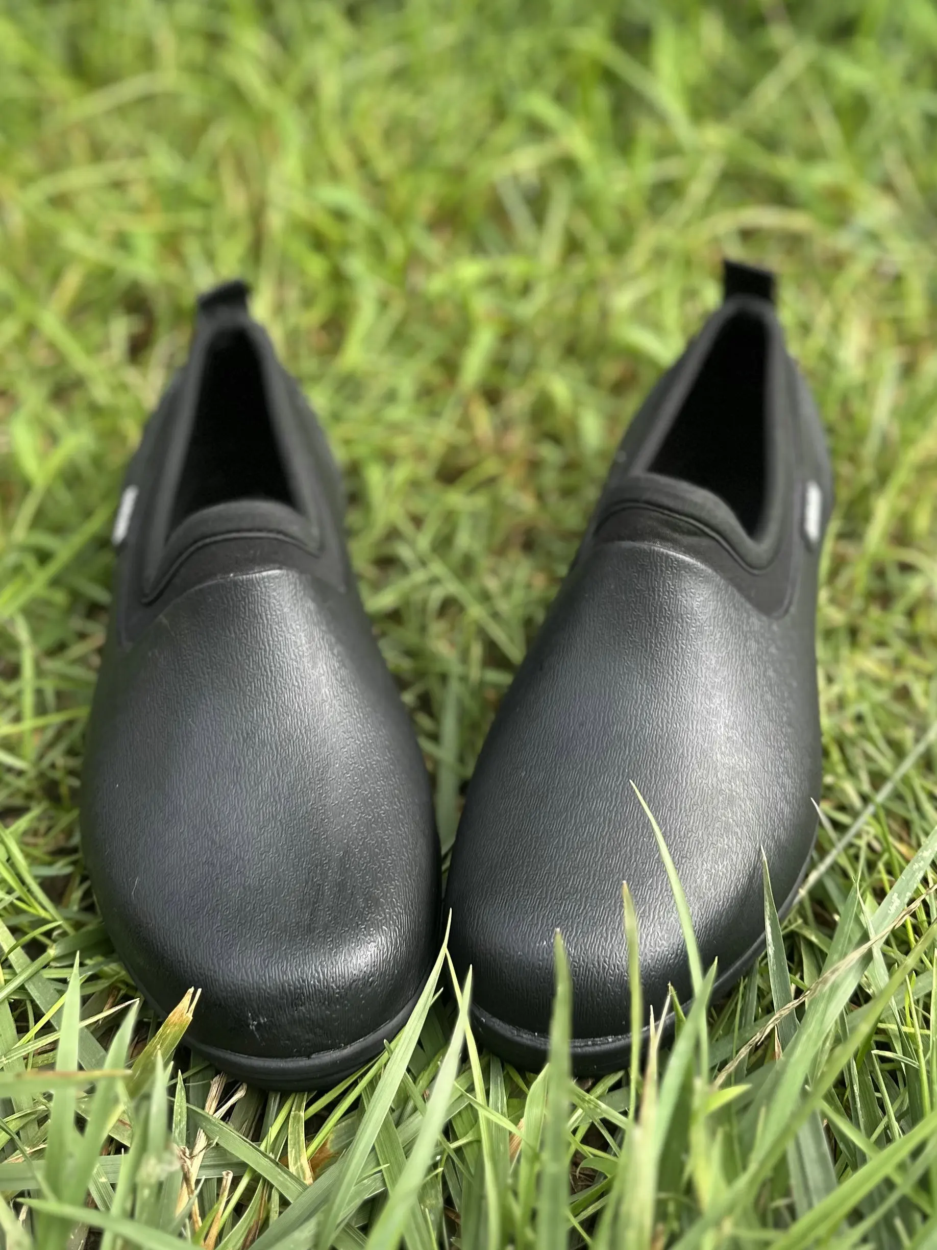 

Warmth Waterproof Rubber Rain Boots Outdoor Cam Hiking Barefoot Wearable oes Thiened Chelsea Boot Sle Pure Color