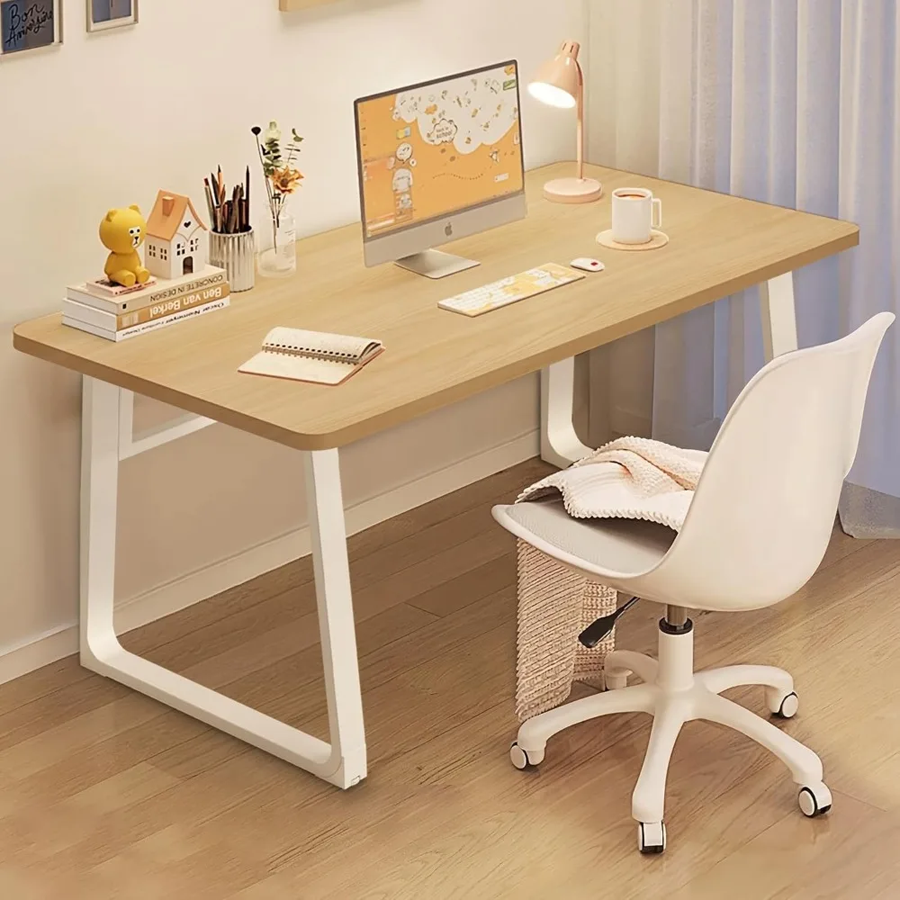 

Modern Desk 47.2 Inch Computer Table Simple Style Office Writing Desk Industrial Office Table