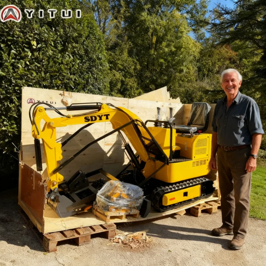 

Индивидуальный гидравлический мини-экскаватор с ковшом, легкий, удобный в транспортировке для сельскохозяйственных садов и строительных задач