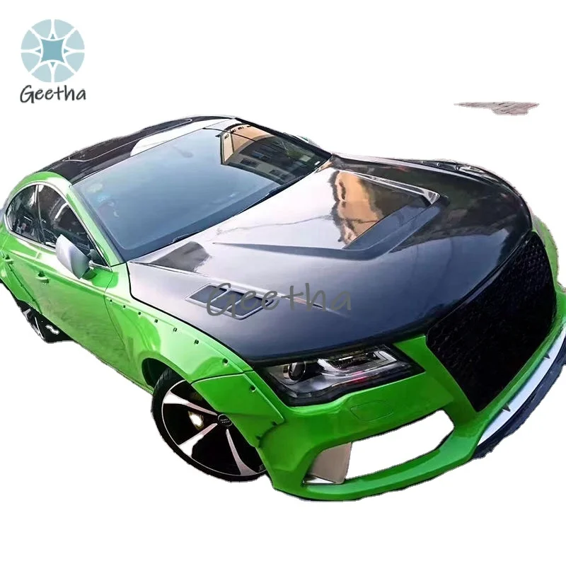 

For Carbon Fiber Engine Hood Bonnet Body Kit for Audi A7 S7 Rs7 C7 2009 2010 2011 2012 2013 2014 2015