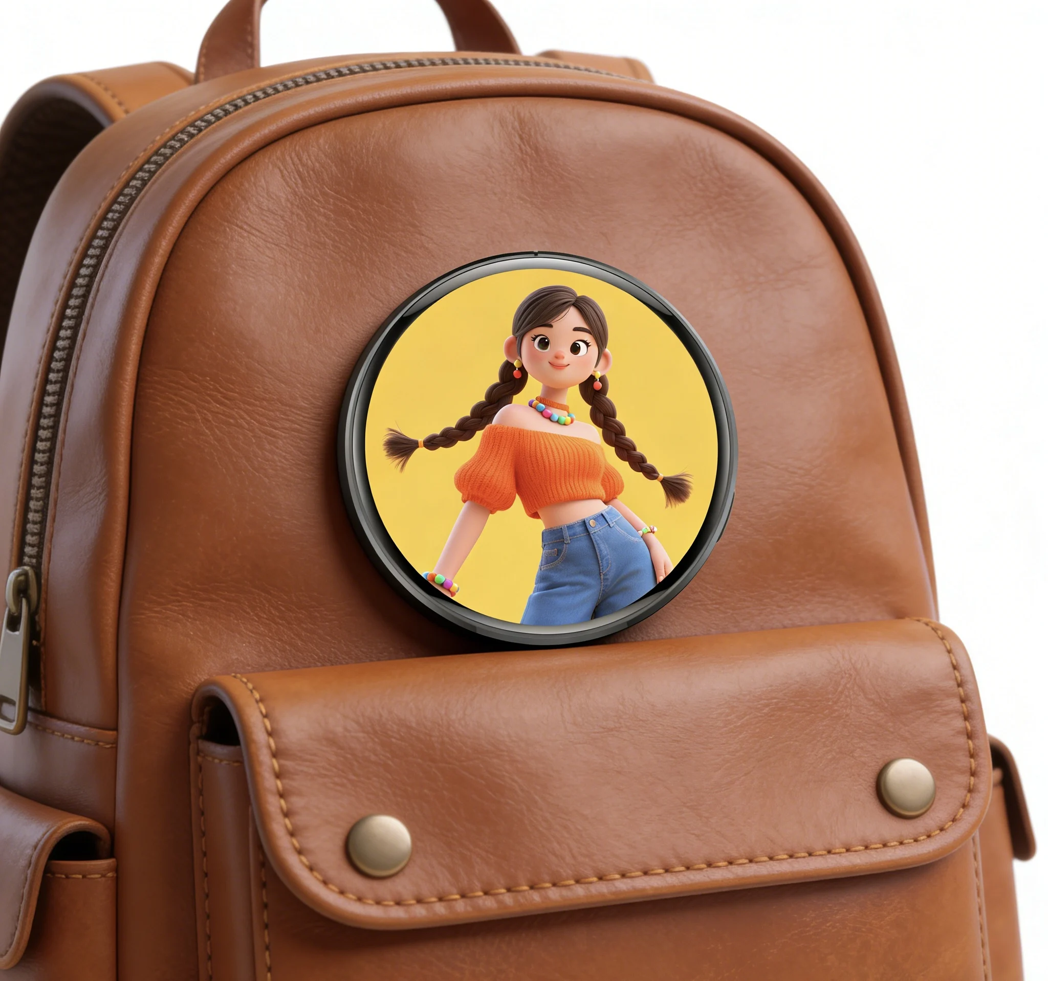 

Electronic Bar Qui Bluetooth-compatible SmartTouchscreen Anime Star Badge DIY Dynamic PeripheralTrendy Toy Gift,