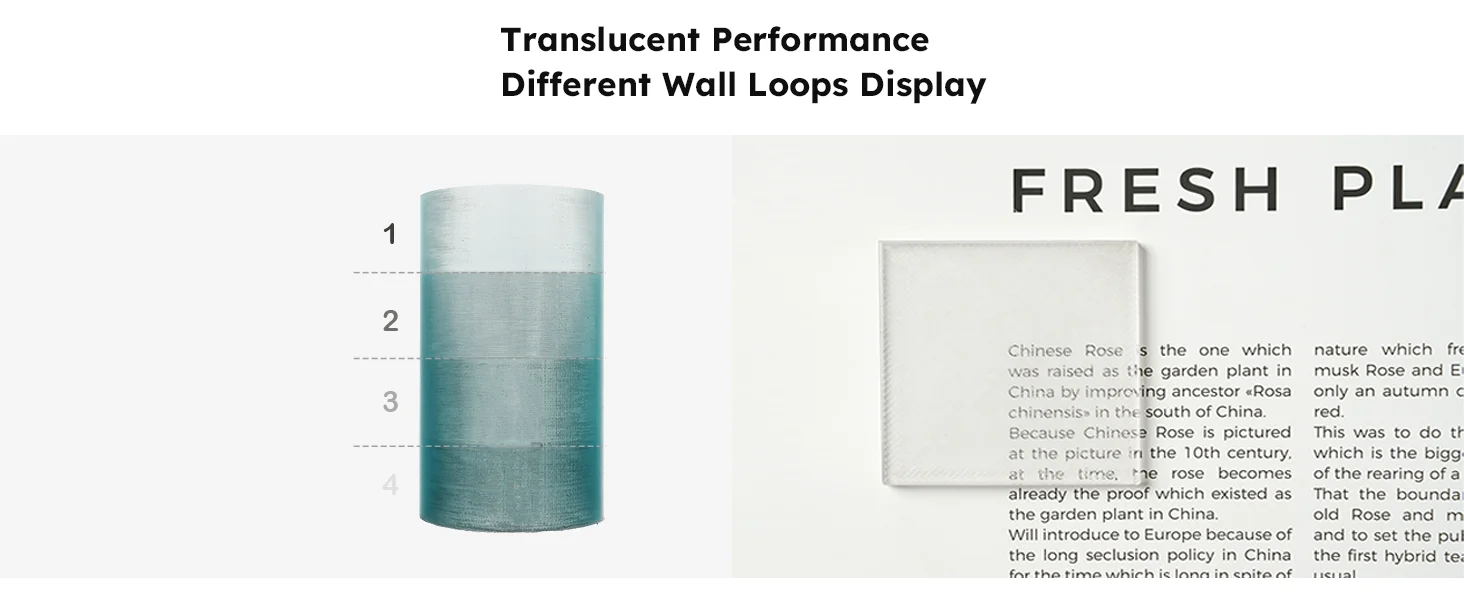 ERYONE 3KG PETG High-Speed Transparent Series 3D Filament, Multicolor Available, Max Print Speed 500mm/s, 1KG/Spool