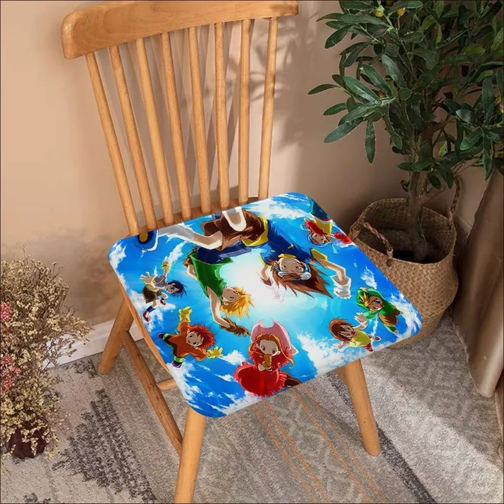 Cartoon Digimon Adventure Monster Cushion Simplicity Multi-Color Dining Chair Circular Decoration Office Outdoor Garden Cushions