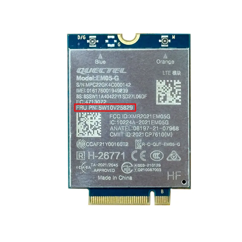 Quectel-módulo global EM05-G LTE Cat4 para ordenador portátil, dispositivo para Thinkpad T14, P14s, X13, L13, L14, T14s, Yoga Gen3, P16, Z13, Z16, P16s, T16, 5W10V25829