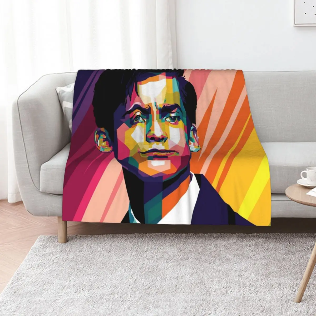 

Number Five Throw Blanket Stuffeds Moving Custom Luxury Designer Blankets