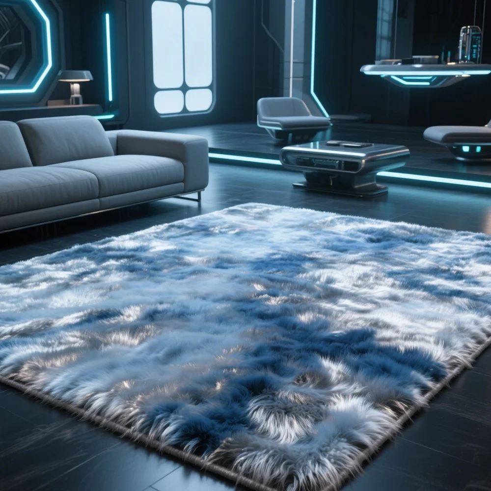 

Ковер VIKAMA Large-Space из шелковой шерсти для гостиной, обеспечивающий просторный комфорт, наслаждение жизни в полное время