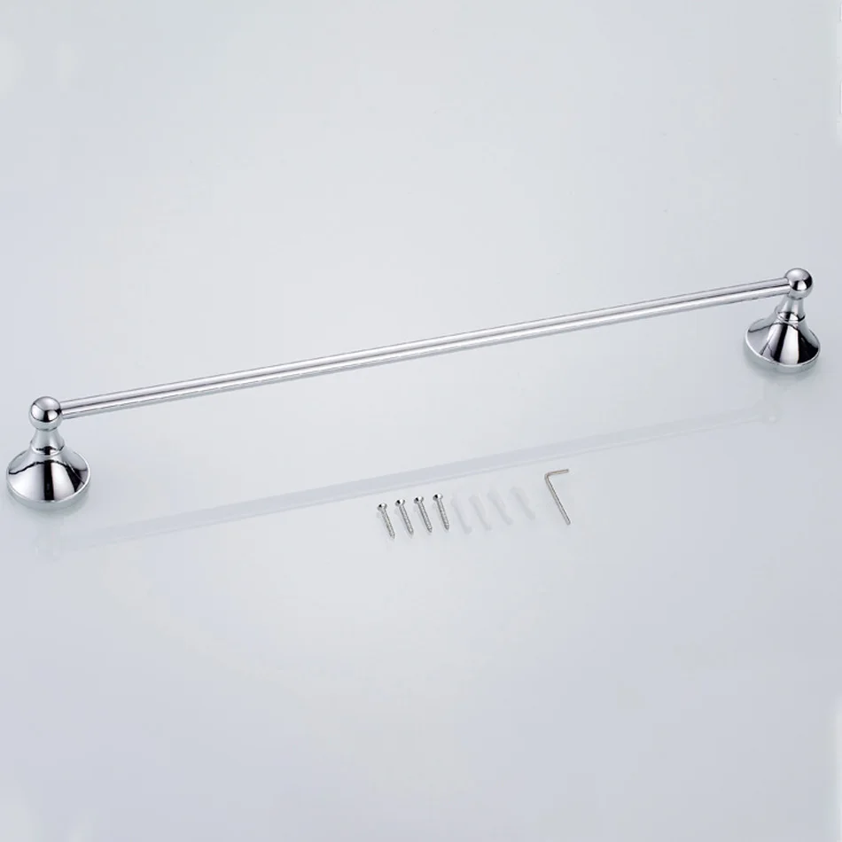 

Chrome Towel Bar Brass 55CM Black White Polish Gold Antique Wall Mounted Bedroom Bathroom Bath Towel Hanger Holder Rail Shelf