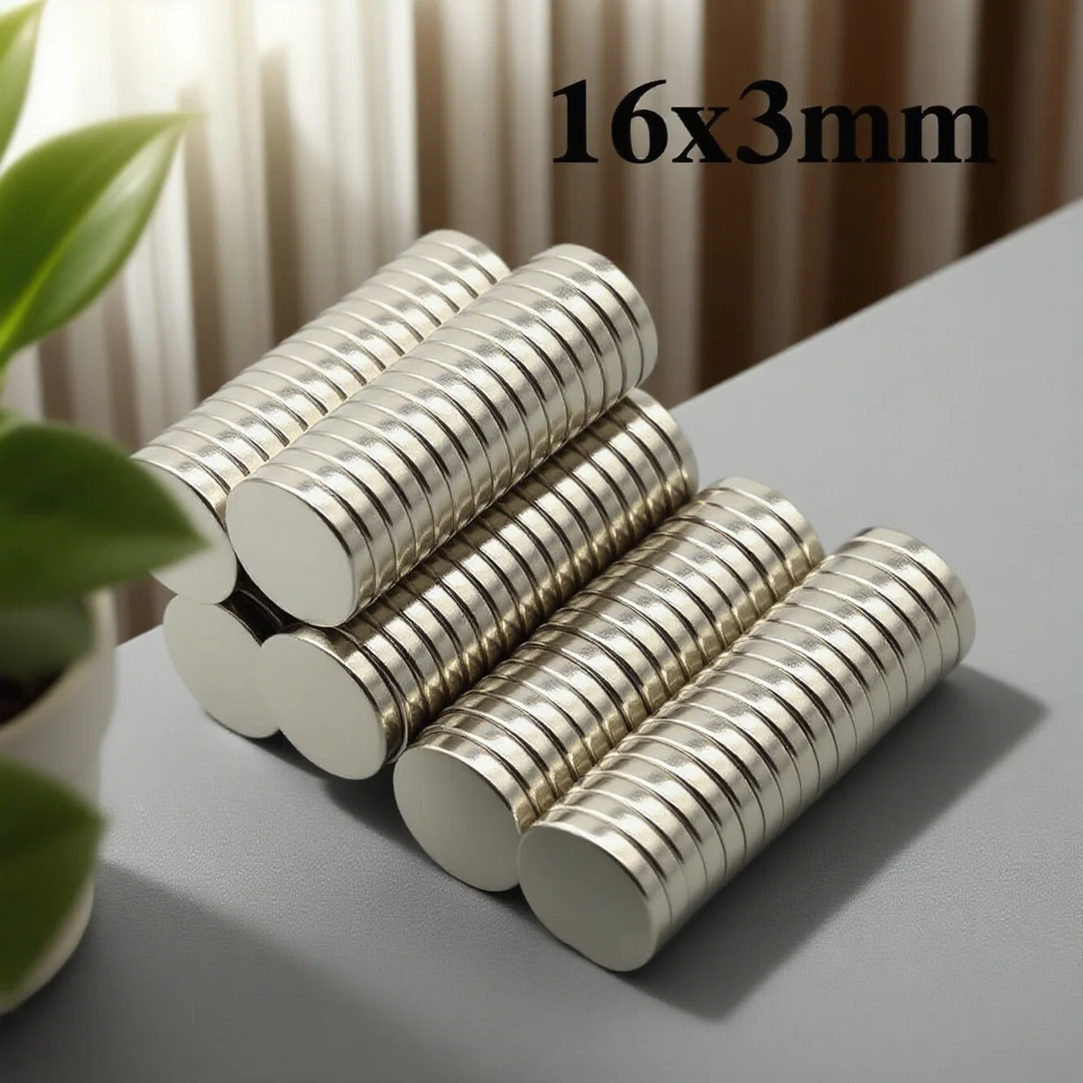 

16x3mm strong round Refrigerator Magnets imanes para manualidades for Refrigerator, Office, DIY
