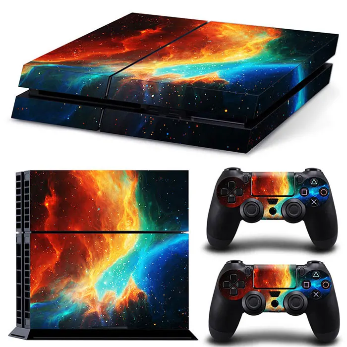 Personalized style  Console Sticker Wrap Controller Dustproof Vinyl Cover Decal Protective for Case for Shell for PS4