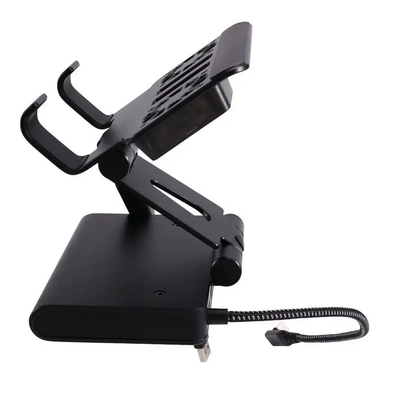 ABSL-For Switch 2 For ROG Ally/Steam Deck 6 In1 Fans Docking Station 100W Adjustable Stand -Compatible 4K Multi-Port Dock
