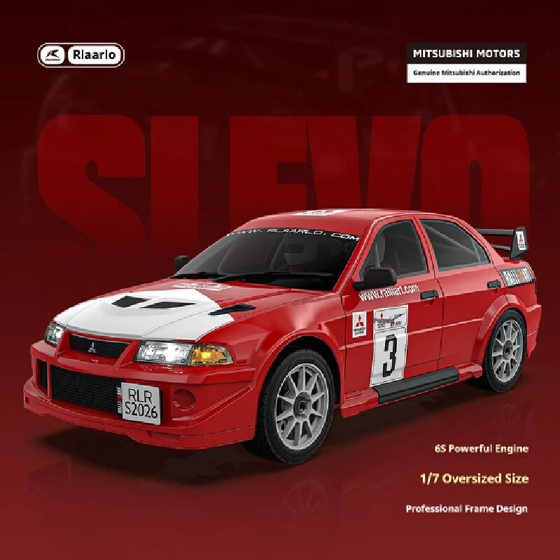 Rlaarlo Rc Car 1 7 Mitsubishi Evo Officially Licensed Rally Car 4Wd Brushless 2 4Ghz Rtr Off Road Electric Remote Control