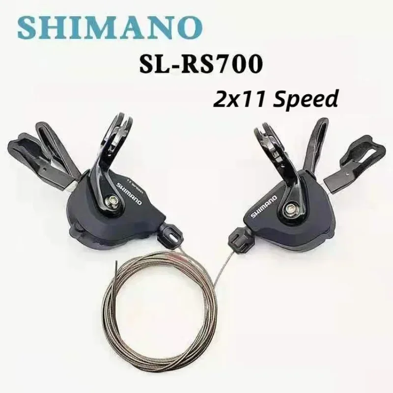 Shimano RS700 SL-RS700 Left 2s/ Right 11s Flatbar Road Bike Bicycle Shifter Lever Black 11 Speed Bike Bicycle Accessories